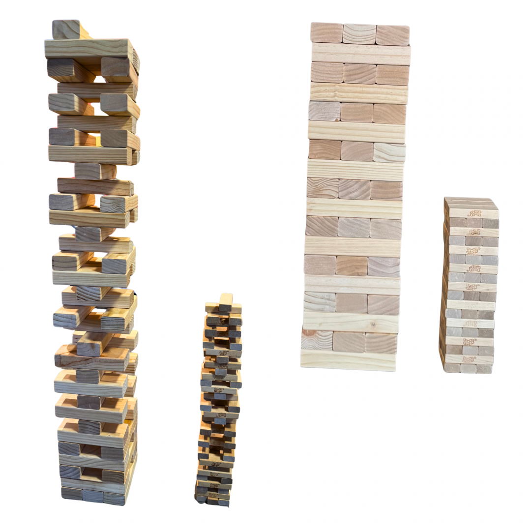 XXL Jenga Spiel aus Holz