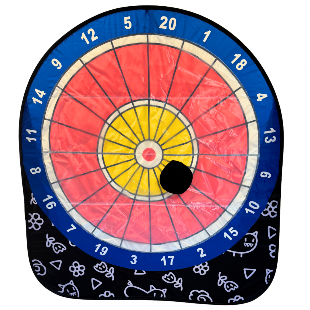 XXL Dartscheibe mit Klettball