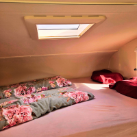 Innenansicht Doppelbett