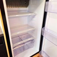 Innenansicht Kühlschrank offen