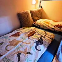 Innenansicht Stockbett unten