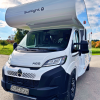 Wohnmobil Front links